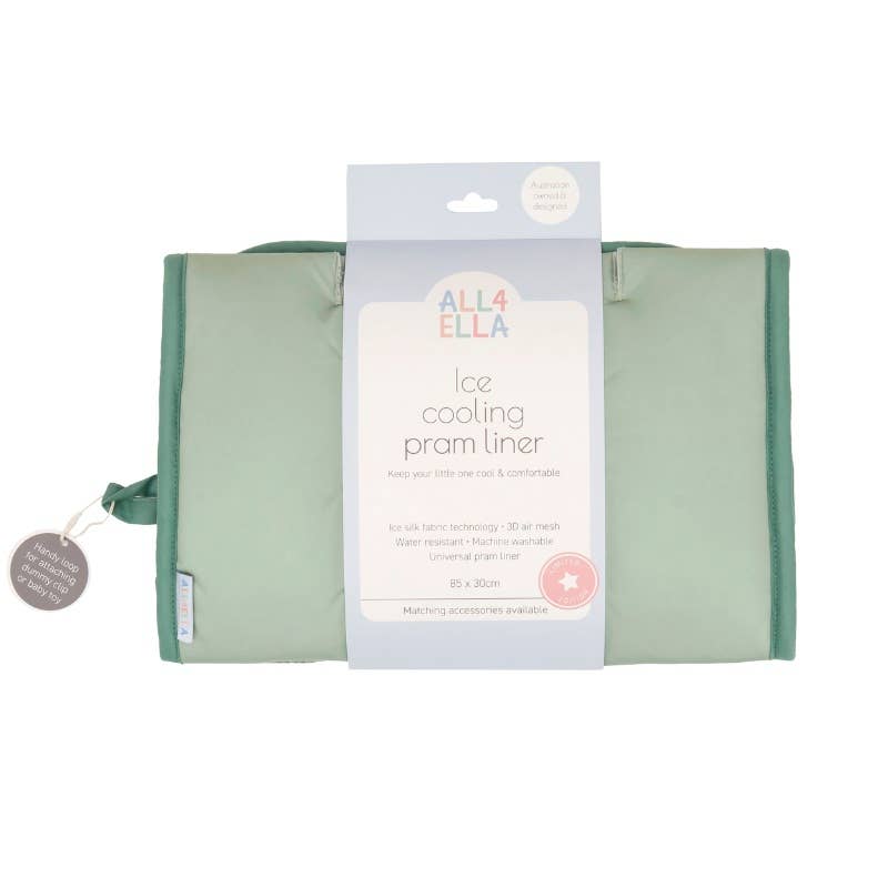 Ice Cooling Pram Liner - Sage