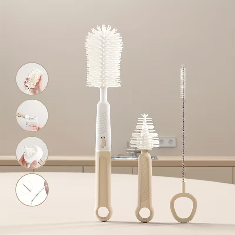 Silicone Bottle Brush Set